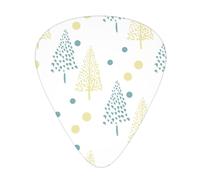 Yifhdes Merry Christmas Guitar Picks,12 Pcs Guitar Picks, Includes Thin, Medium & Heavy Gauges 3 Sizes For Acoustic Guitar