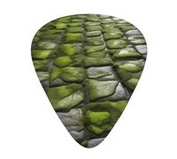 Yifhdes Moss Stone Pavement Multifaceted Guitar Pick - Clear Sound, And Durability For Individualized Music Experiences.