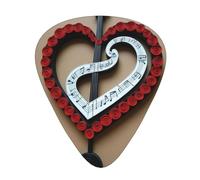 Yifhdes Music Symbols Love Printed Guitar Picks,12 Pack Premium Guitar Picks 3 Different Thickness with Storage Box,0.5/0.7/1 mm