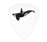 Yifhdes Orca Killer Whale Guitar Picks 12 Pcs For Acoustic Guitar Guitar Accessories 3 Thickness Plectrums 0.46mm/0.71mm/0.96mm For Guitar Players