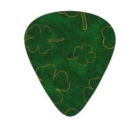 Yifhdes St. Patrick'S Day Guitar Picks,12 Pcs Guitar Picks, Includes Thin, Medium & Heavy Gauges 3 Sizes For Acoustic Guitar