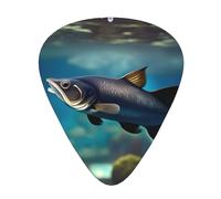 Yifhdes Subaquatic Catfish Print Guitar Pick Thin Medium Heavy Gauges For Acoustic Guitar,Electric Guitar,Bass Guitar,12 Pack
