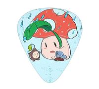 Yifhdes Sunflower Seeds And Mushroom 12 Pcs Guitar Picks Set For Folk,Acoustic,Bass Guitar,Electric,Banjo Or Ukulele.Solo,Riff,Gifts