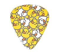 Yifhdes Unique Guitar pick Thin, Medium, Heavy & Extra Heavy Presented Fashion Guitar Picks for Acoustic and Electric Guitar (cute rubber duck)