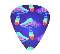 Yifhdes Unique magic trippy mushroom Guitar pick for electric guitar, acoustic guitar, mandolin, and bass Custom Guitar Picks Thin, Medium & Heavy Gauges