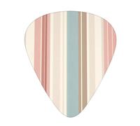 Yifhdes Vertical Stripes Printed Guitar Picks,12 Pack Premium Guitar Picks 3 Different Thickness with Storage Box,0.5/0.7/1 mm