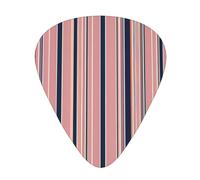 Yifhdes Vertical Stripes Printed Guitar Picks,12 Pack Premium Guitar Picks 3 Different Thickness with Storage Box,0.5/0.7/1 mm