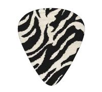 Yifhdes Zebra Animal Multifaceted Guitar Pick - Clear Sound, And Durability For Individualized Music Experiences.