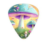 YifhdesMushroom 12 Pcs Guitar Picks Set For Folk,Acoustic,Bass Guitar,Electric,Banjo Or Ukulele.Solo,Riff,Gifts