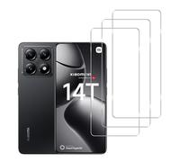 YIFNTANG Pack of 3 Tempered Glass Screen Protectors for Xiaomi 14T/14T Pro/POCO X7 Pro, 9H Hardness, Anti-Scratch, Bubble-Free, HD Clear Tempered Glass Film, Compatible with POCO X7 Pro/Xiaomi 14T/14T