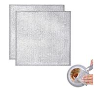 YIGAARUI Wire Dishwashing Cloth Non Scratch Dish Scrubbing Cloth，Multipurpose Wire Dishwashing Rags for Wet and Dry Free Washable Duster for Home,Kitchen