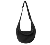 YIGEBAG Women Dumpling Bag Solid Color Commute Bag Simple Fashion Japanese Style Casual for Weekend Vacation