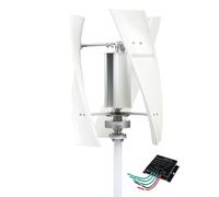 YIGECHENXIN 10000W High Efficiency Off Grid Wind Turbine Kit, 3 Phase AC 12V 24V 48V 220V Output 3 Blade Wind Power Generator Kit Suitable for Courtyard/Street Lighting,12v