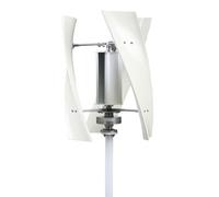 YIGECHENXIN 1000W Vertical Noise Free Wind Turbine Generator, 12V 24V 48V Low Wind Speed Off Grid Wind Turbine 3 Leaves with Controller for Home, Farm Off Grid,12v