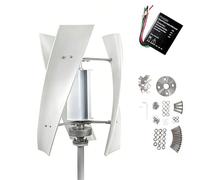 YIGECHENXIN 12V, 14000W Wind Turbine Generator with Controller 12V 24V 48V 220V 3 Blade Vertical Wind Turbine Generator Kit for Home Energy Supplementation