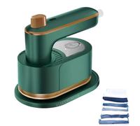 YIGECHENXIN 180° Rotating Portable Mini Steam Iron Travel Wet And Dry Clothing Wrinkle-Removing Ironing Machine Fast Heating Button Control Out of The Mist for Dormitory,Home Clothing,110V