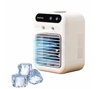 YIGECHENXIN 1800Mah Rechargeable Air Conditioner, Portable Small Evaporative Air Cooler Two Wind Speed Modes Low Noise for Outdoor, Indoor, Jobsite, Travel