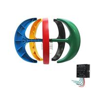 YIGECHENXIN 220V, 1000W-3000W Low Noise Small Wind Turbine Homeuse, 12V-220V Vertical Wind Turbine Generator for Wind Power And Solar Systems (Black)