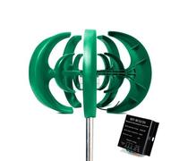 YIGECHENXIN 220V, 1000W-5000W No Noise Vertical Wind Turbine 12V 24V 48V 220V Portable Wind Generator with MPPT Charge Controller 5 Blades for Home Or Camping