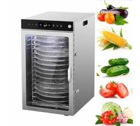YIGECHENXIN 220V 800W Multifunctional Meat Dryer Rotating Dried Fruit And Medicinal Herbs Dehydrator Air Dryer with 16 Trays Stainless Steel Is Easy To Clean,110V