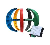 YIGECHENXIN 24V, 2M/S Low Start Speed Vertical Axis Wind Turbine, 12V/24V/48V 16000W Wind Power System with Controller for Home & Garden Easy Installation