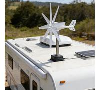 YIGECHENXIN 24V, 3000W 12V 24V 48V 220V Horizontal Wind Turbine Generator, with Controller Wind Power Generator for Home Street Lamps (8 Blades)