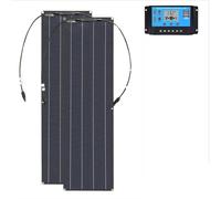 YIGECHENXIN 2pcs 18V 500W Solar Panels Complete with Controller