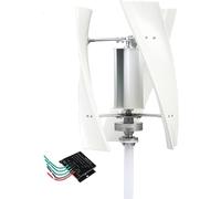 YIGECHENXIN 3000W 220V Wind Turbine Kit with MPPT Controller, 12V 24V 3-Blade Wind Power Generator 2.5M/S Start Wind Speed Farm Wind Turbine for Rvs, Boats, Home,12v