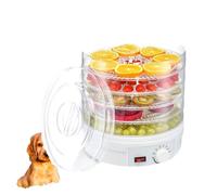 YIGECHENXIN 350W Food Dehydrator, Small Transparent Food Grade Heating Fruit And Vegetable Fruit Pet Meat Dryer AS Materials Suitable for Fruits, Meat Beef Jerky
