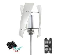 YIGECHENXIN 48V, 12V-220V Vertical Axis Wind Power Turbine Generator,18000W 3 Blades High Efficiency Horizontal Windmill for Home RV Farm (With Controller)