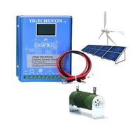 YIGECHENXIN 48V, 12V/24V/48V/220V Intelligent Wind Solar Hybrid Controller 12000W Compatible with Solar Panels & Small Wind Turbines, Suitable for DIY Solar-Wind Projects