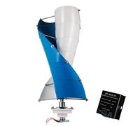YIGECHENXIN 48V, Low Wind Speed Starting Wind Power Generator3000w Wind Turbine Generator, 12V 24V Portable Vertical Helix Wind Power Turbine Generator Kit with Controller,48V