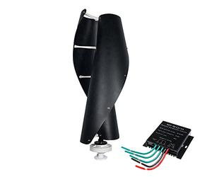 YIGECHENXIN 5000W 12V Wind Turbine Generator Kit, Vertical 2 Blade Windmill Power Generator with Charge Controller, Wind Energy System, for Home, RV, Off-Grid Power Use,220V