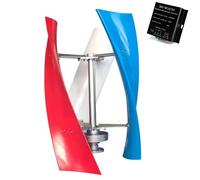 YIGECHENXIN 8000W Noiseless Vertical Axis Wind Turbine Kit Home & Business Power Generator 12V 24V 48V 220V with Controller,for Roof, Boat, RV & Off-Grid,220V