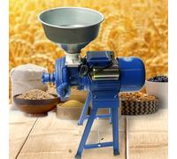 YIGECHENXIN Commercial Grain Mill Grinder,3000W Dry Cereals Spice Grinder with Funnel, Thickness Adjustable Powder Machine, for Rice Corn Grain Coffee Wheat