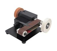 YIGECHENXIN Diy Mini Belt Sander, Electric Knife Edge Sharpener Sanding Machine Belts Adapter Polisher Kits 7 Speed Regulation Suitable for Knife Sharpening,Package 3