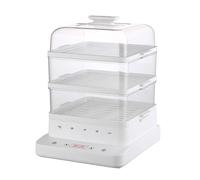YIGECHENXIN Fully Automatic Steam Cooker, 800W 3 Tier Electric Food Steamer Large Capacity Steaming, Stir-Frying, Frying, Boiling,First floor