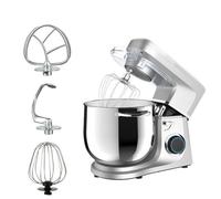 YIGECHENXIN Hand Blender, Stainless Steel Egg Beater Cream Machine Dough Mixer Suitable for Cakes, Bread, Biscuits, Pastries