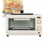 YIGECHENXIN Home Frying And Bake Breakfast Maker, 18L Stainless Steel Electric Mini Bread 100~230°C Temperature Control Easy To Clean Suitable for Frying, Baking