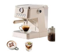 YIGECHENXIN Household large-capacity semi-automatic coffee machine With retro steam lever 220V Cappuccino Latte Professional coffee machine 30g/min steam volume Suitable for commercial