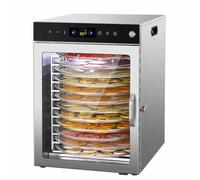 YIGECHENXIN Household Meat Dryer, 800W Versatile Vegetables Drying Machine Adjustable Timer And Temperature Control 12 Layer Rotating Fruit Dryer for Commercial Use,220V