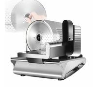YIGECHENXIN Kitchen Beef Roll Cutting Machine 0-15mmThickness Adjustable Commercial Stainless Steel bread slicer Suitable for hotpot, barbecue, sandwiches