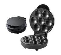 YIGECHENXIN Mini Waffles Maker with 5 Removable Plates, for Kid-Friendly Breakfast, Detachable Ball Cake Waffle Donut Machine(1000W-220V)