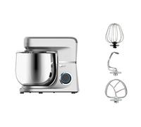 YIGECHENXIN Multifunctional Egg Beater, Automatic Cream Cake Baking And Dough Mixing Machine Splash-Proof Feeding Cover Suitable for Eggs, Bread Mashed