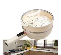 YIGECHENXIN Multifunctional Smart Electric Frying Pan, with Touch Control Panel 4.5L Non-Stick Home Electric Hot Pot Rice Cooker Simple To Operate(1350W),5.5L