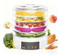 YIGECHENXIN Portable Electric Food Dehydrator 360°All-Round Household Freeze Drier Food Processer Durable And Safe Vegetables Drying Machine 350W,110V