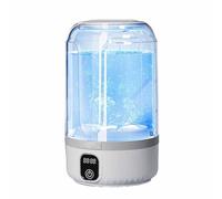 YIGECHENXIN Portable sock washing cup, With timing function Cordless Mini Underwear Washer 1.5L large-capacity washing machine for Living alone (white),White