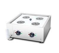YIGECHENXIN Small Desktop Dumplings Steamer Smart Temperature Control Electric Restaurant Food Steamer Stainless Steel Commercial Steamed Bun Machine 4 Holes,4 holes