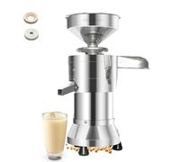 YIGECHENXIN Stainless Steel Commercial Kitchen Sesame Sauce Grinder, Multifunction Commercial Home Soy Almond Nut Butter Making Machine Easy Cleaning