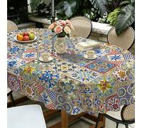 Yighty Outdoor Tablecloth with Umbrella Hole 60x84inch